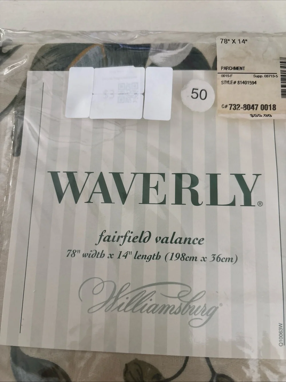Waverly Fairfield Valance in Multicolor Floral